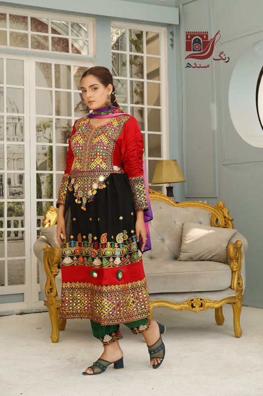 Sindhi Pathani dress for girls
