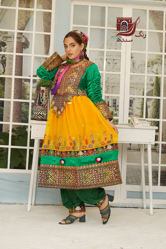 Sindhi Pathani dress for girls