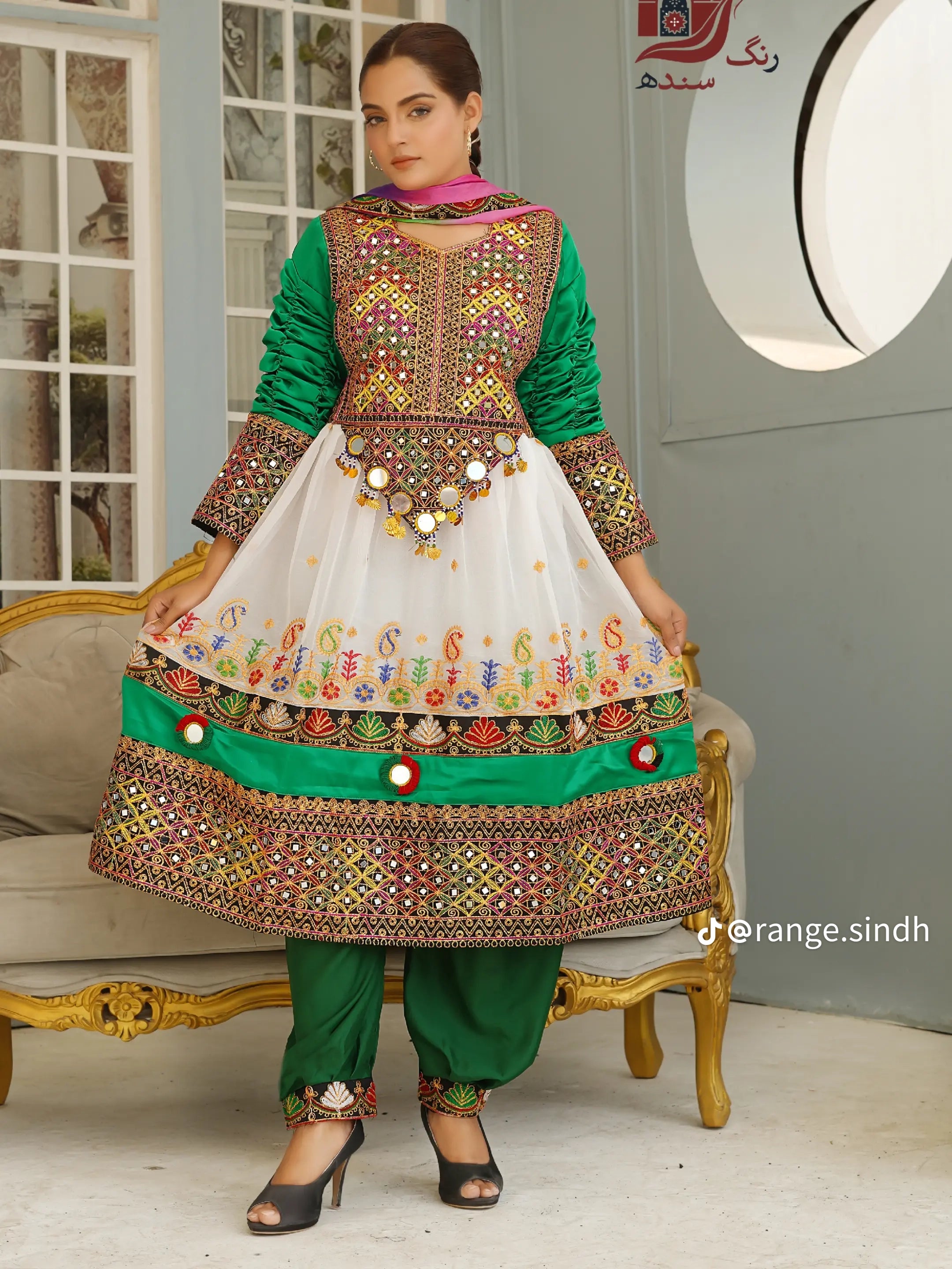 Sindhi pathani dress for girls