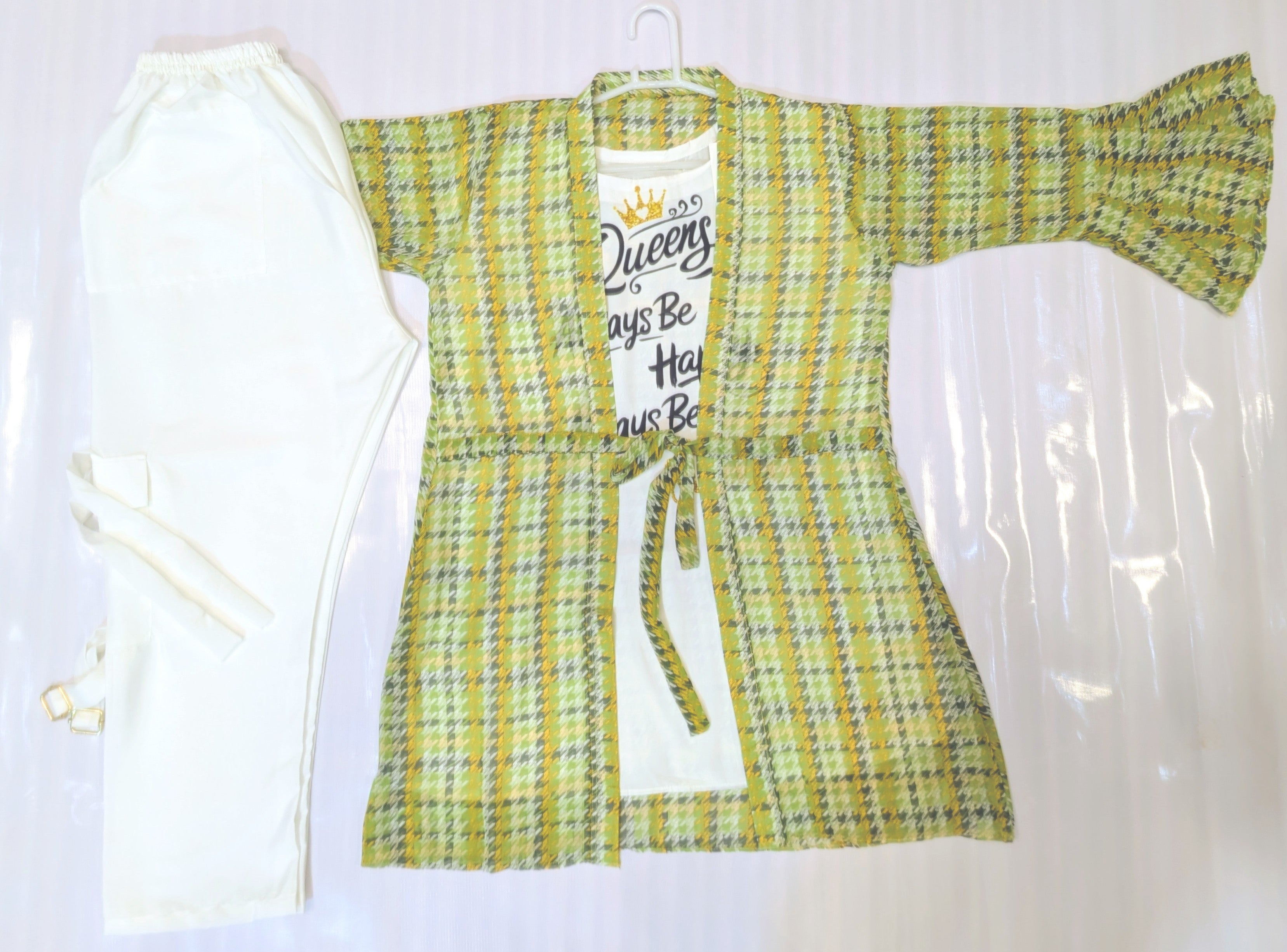 Shuffon Double top with cargo trouser