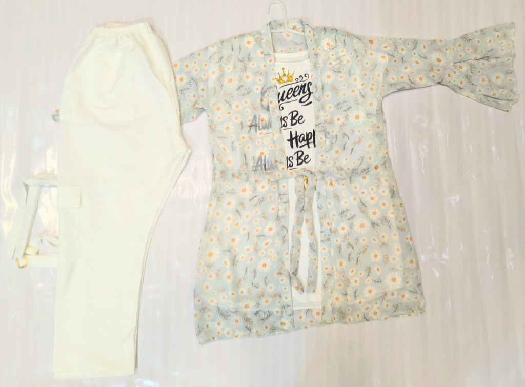 Shuffon Double top with cargo trouser