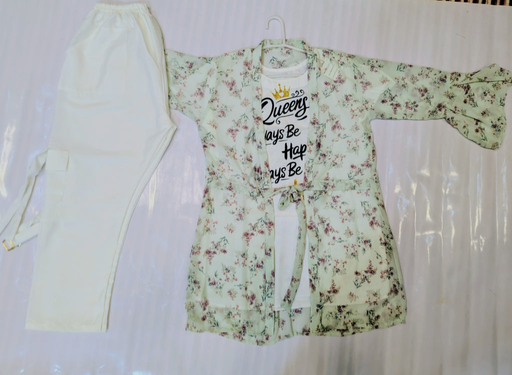 Shuffon Double top with cargo trouser