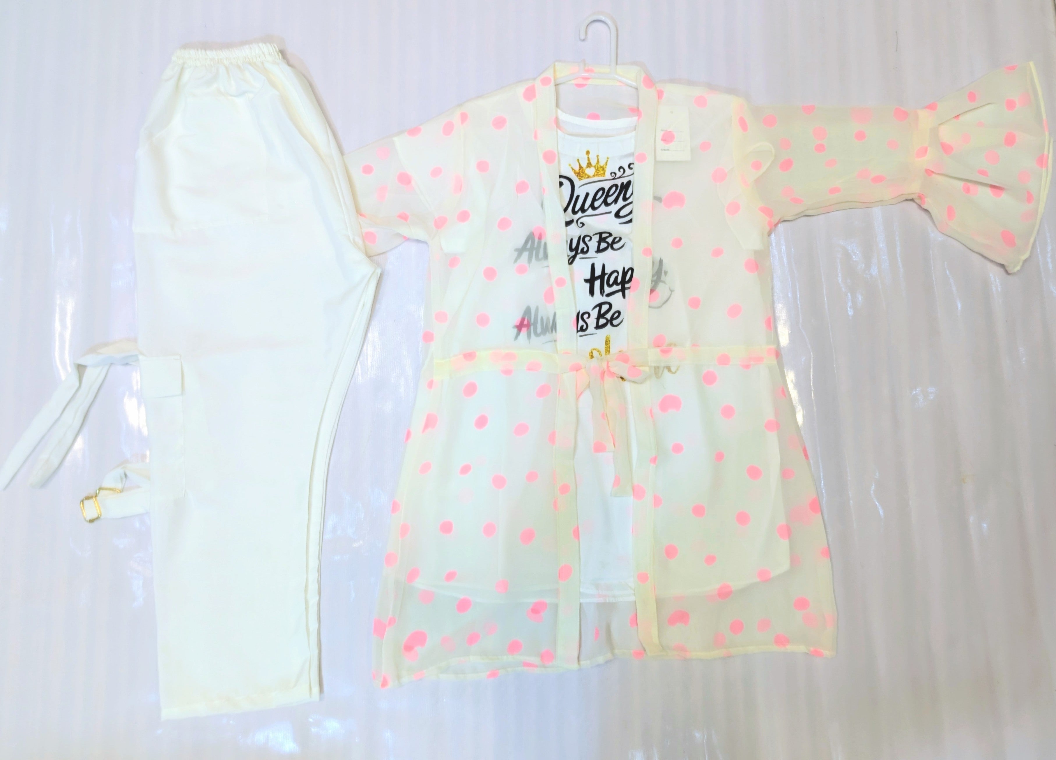 Shuffon Double top with cargo trouser