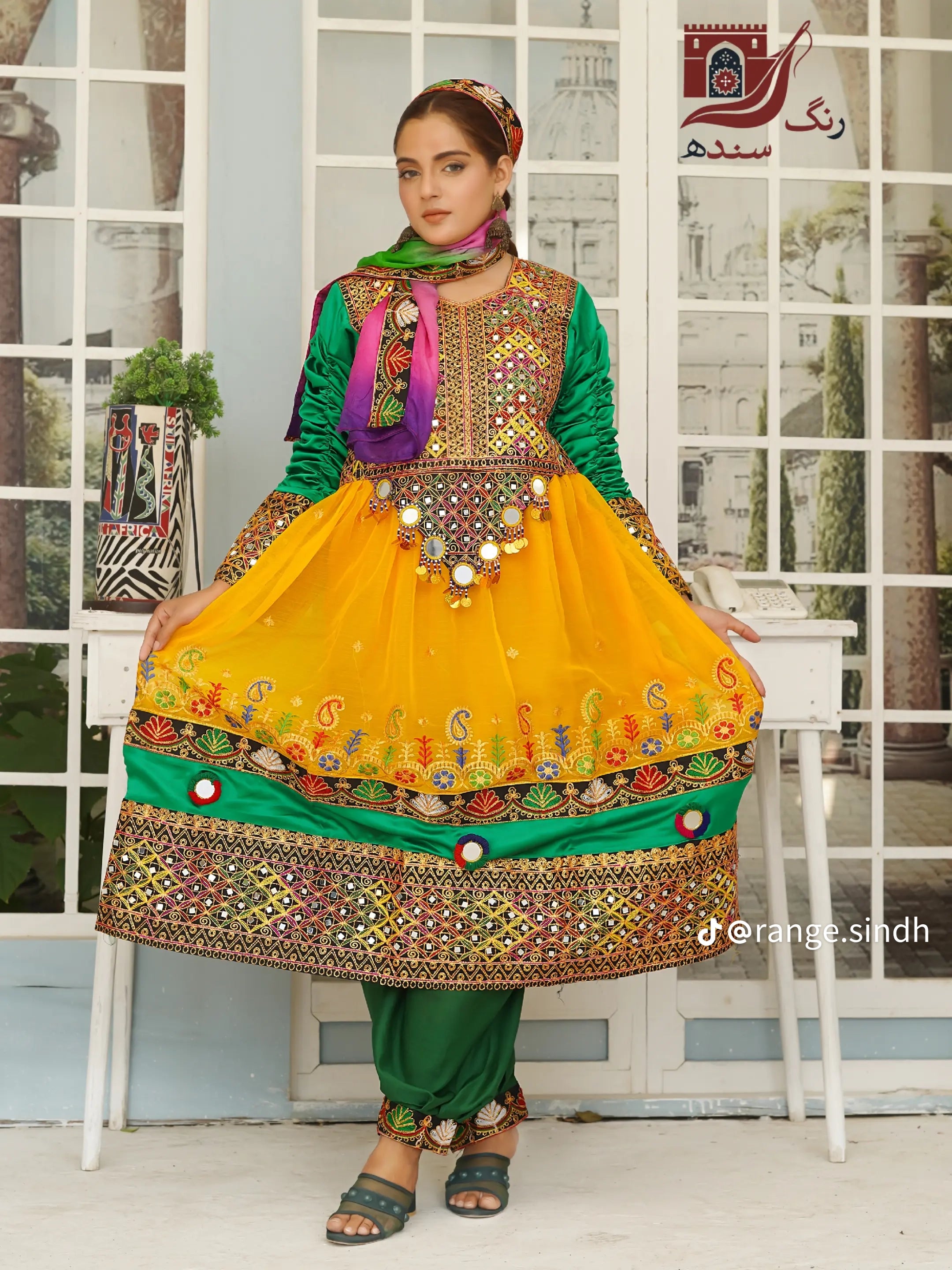 Sindhi pathani dress for girls