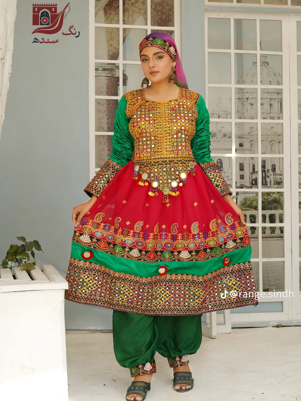 Sindhi pathani dress for girls